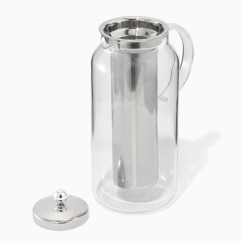 Tea & Water Glass Pitcher with Infuser