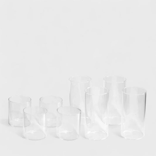 Glass Drinkware Set