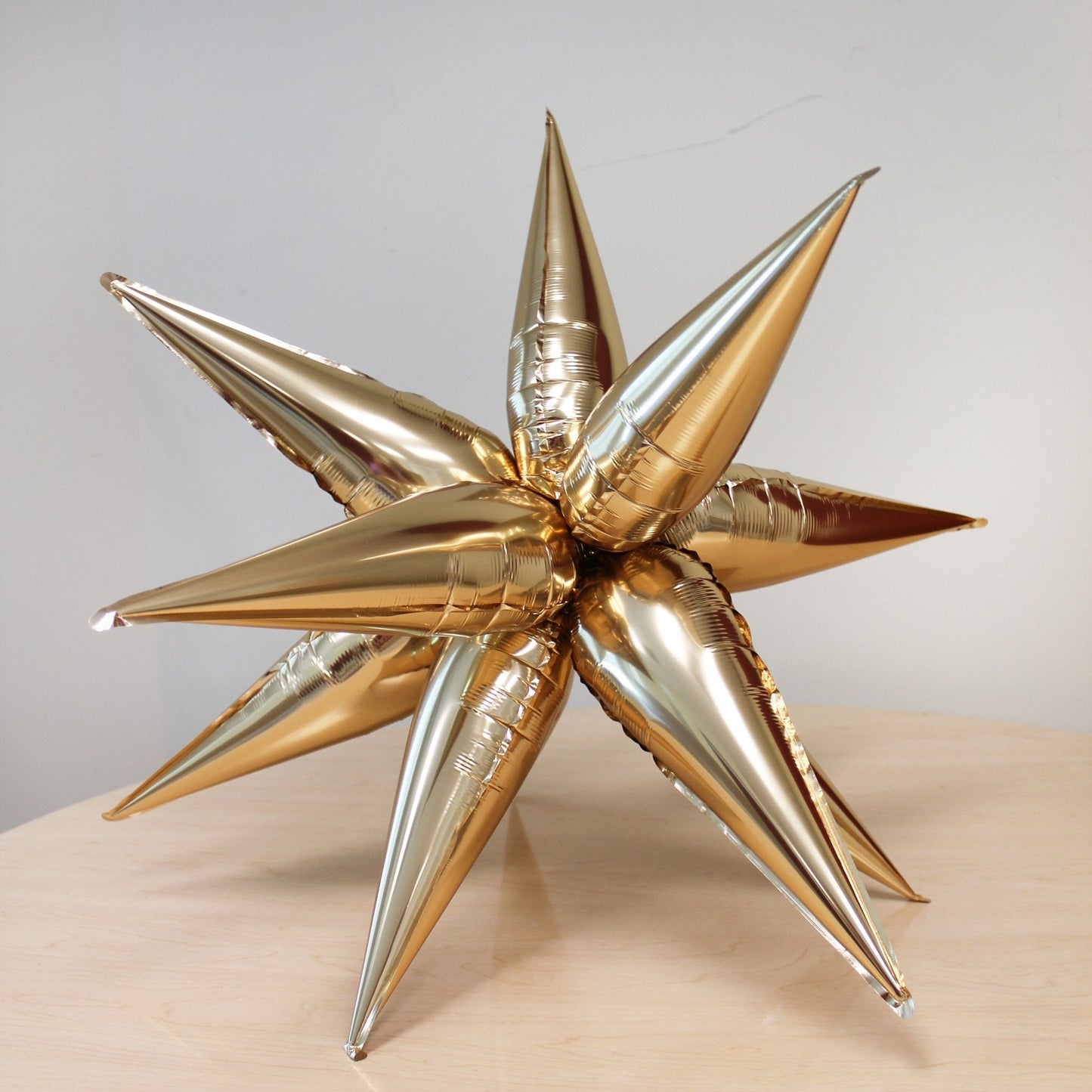 Gold Starburst Cluster Balloon – 40" Foil | Ellie’s Party Supply