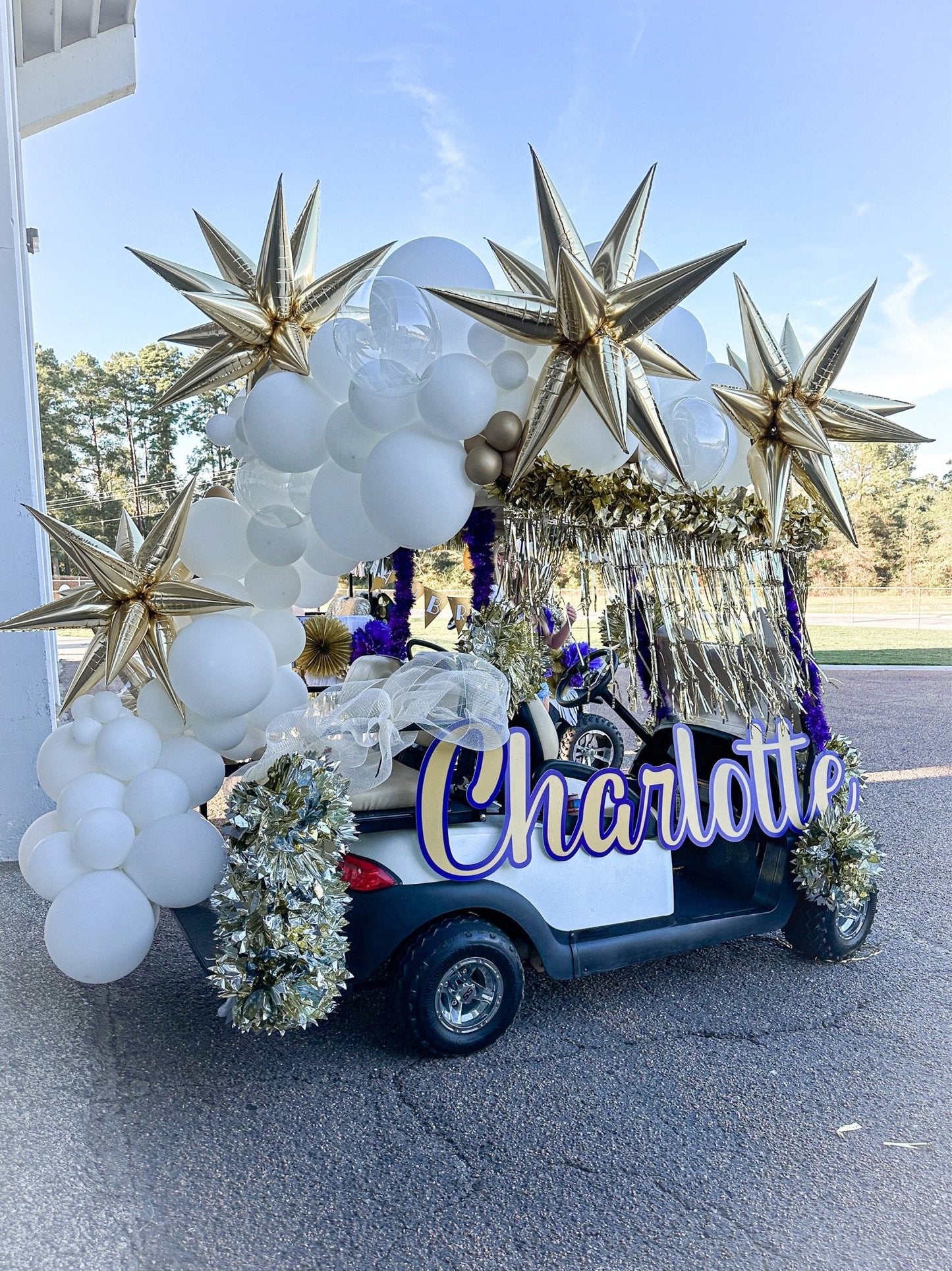 Gold Starburst Cluster Balloon – 26" and 40"