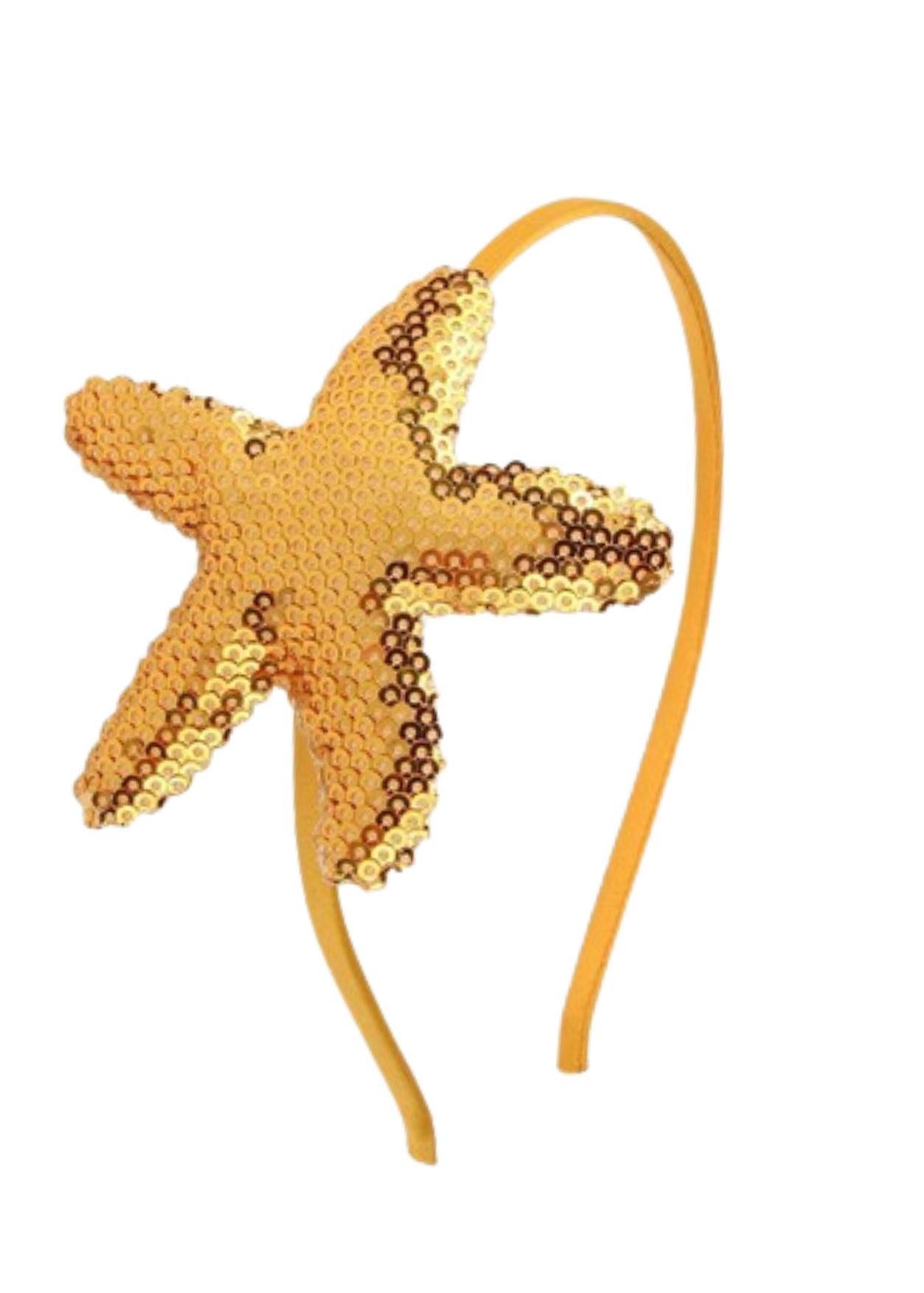 Gold Star Headband for Girls