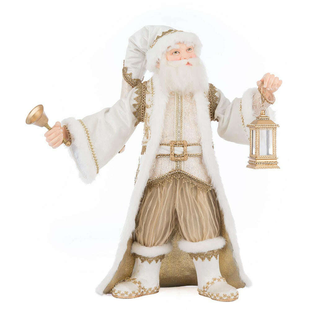 Golden Leaf Santa Tabletop | Christmas Decor | Katherine's Collection
