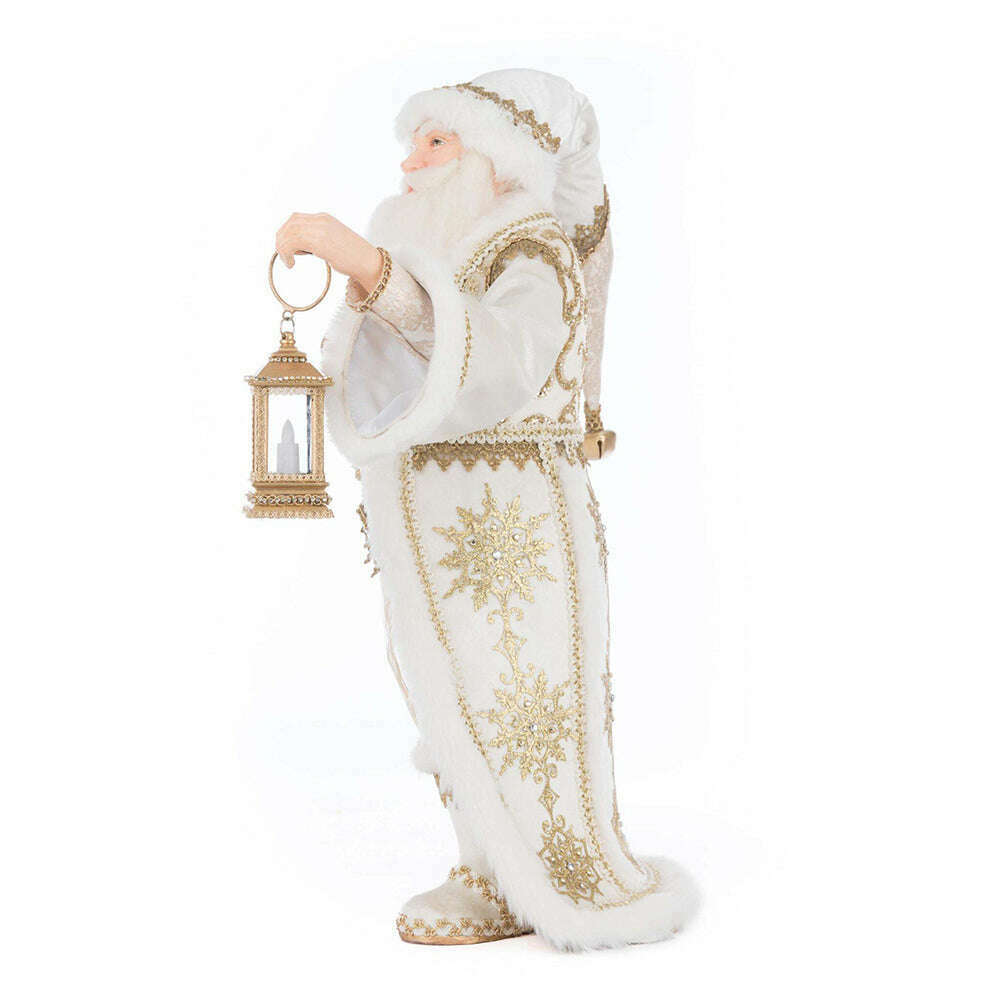 Golden Leaf Santa Tabletop | Christmas Decor | Katherine's Collection