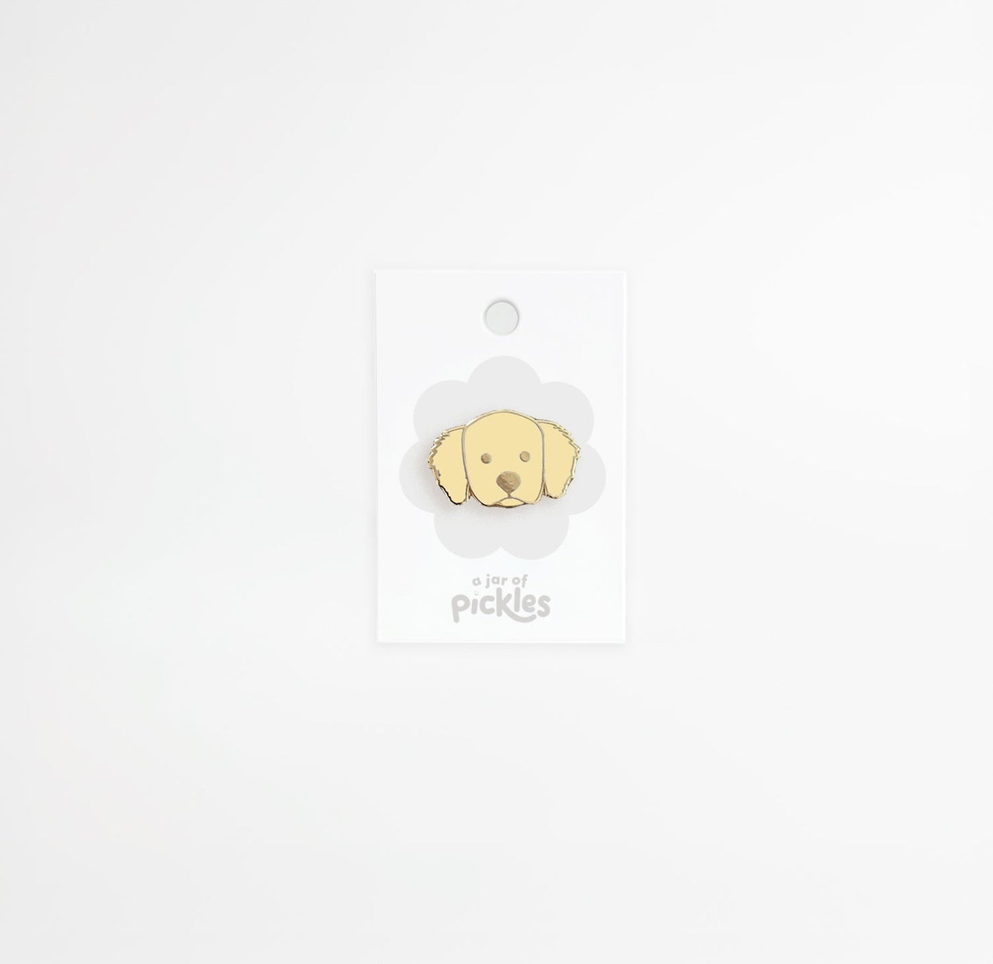 Golden Retriever Dog Pin