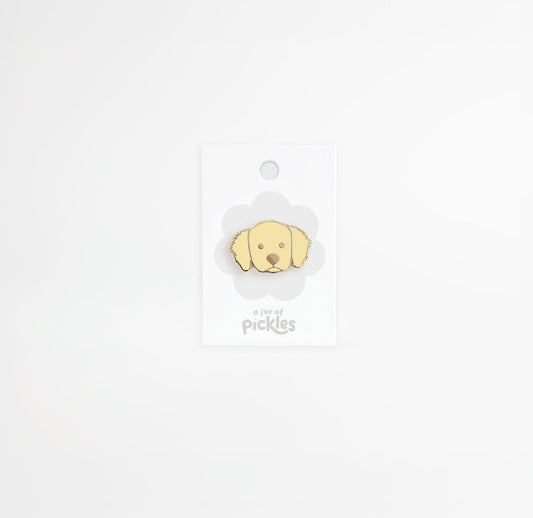 Golden Retriever Dog Pin