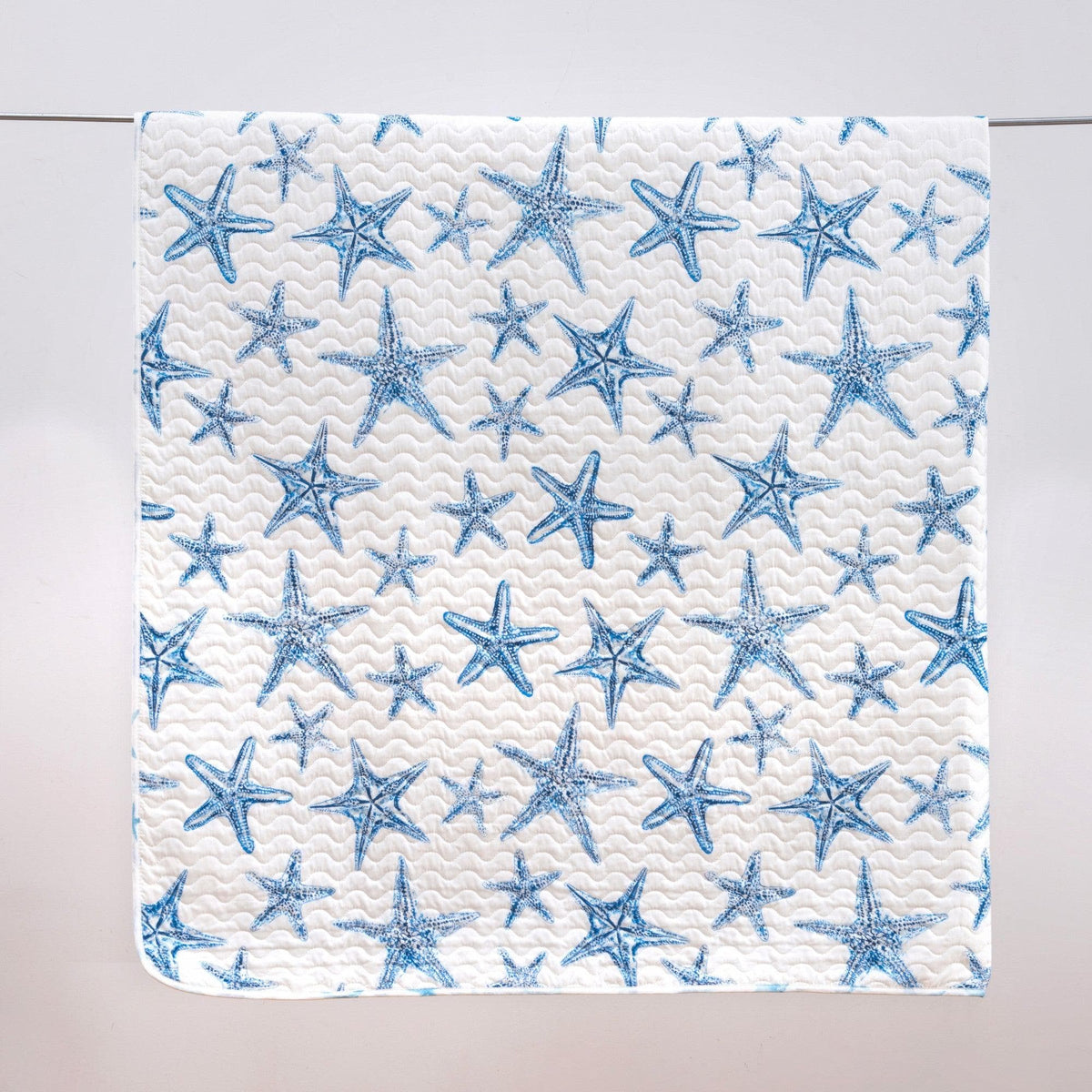 Blue Seashell Coastal Quilt Set - Trinidad Collection