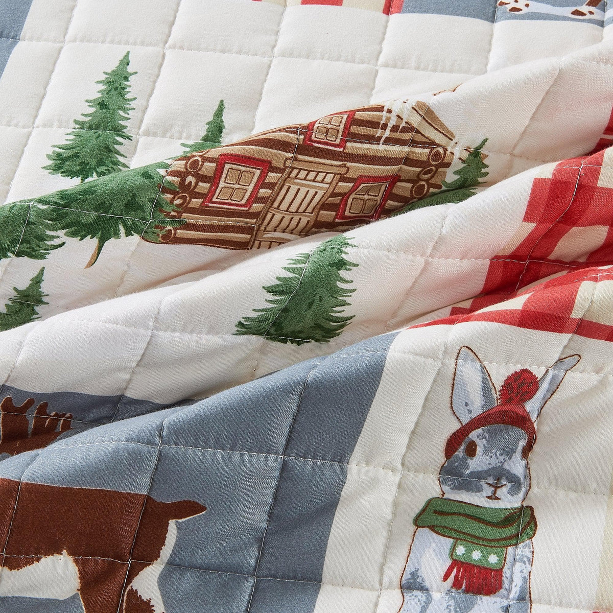 Colorful Holiday Quilt Set - Midnight Magic Collection