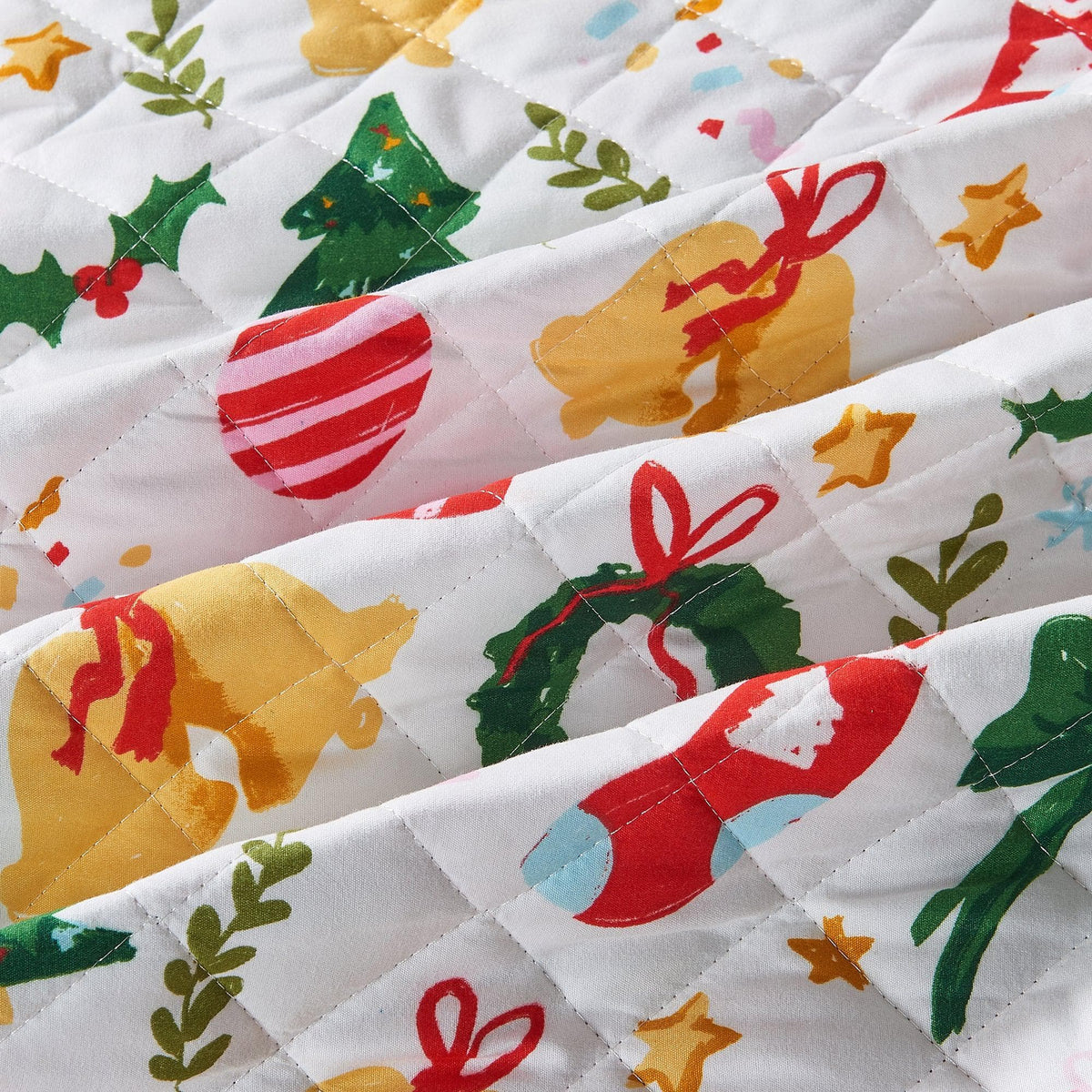 Colorful Holiday Quilt Set - Midnight Magic Collection