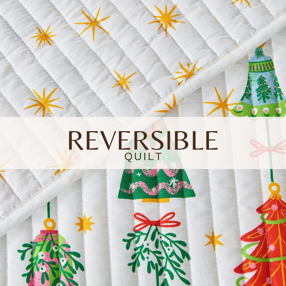 Colorful Holiday Quilt Set - Midnight Magic Collection