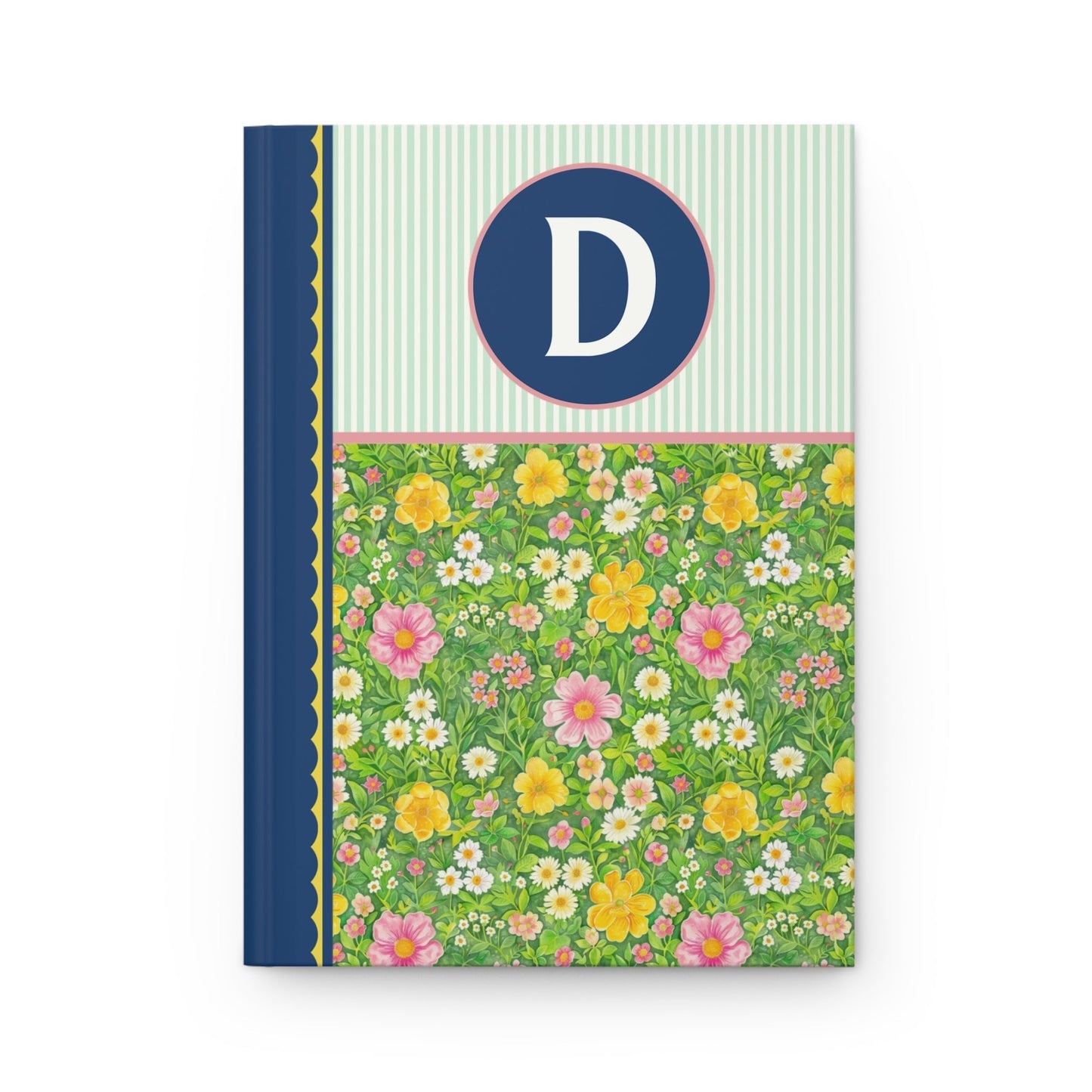 Green Flower Notebook: D