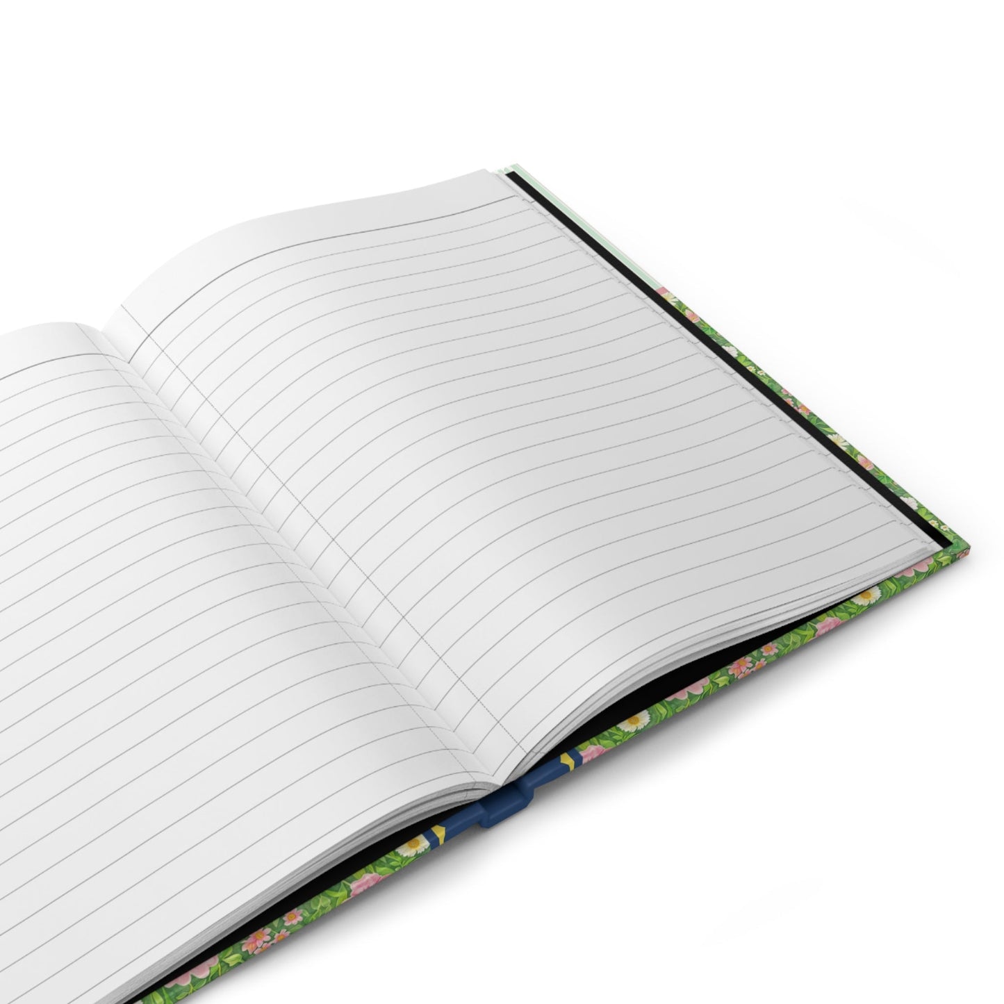 Green Flower Notebook: D