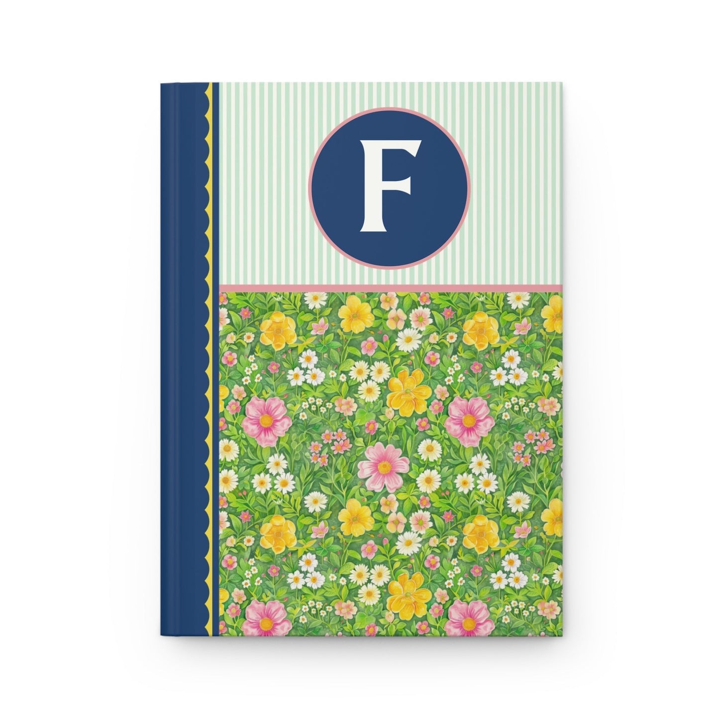 Green Flower Notebook: F