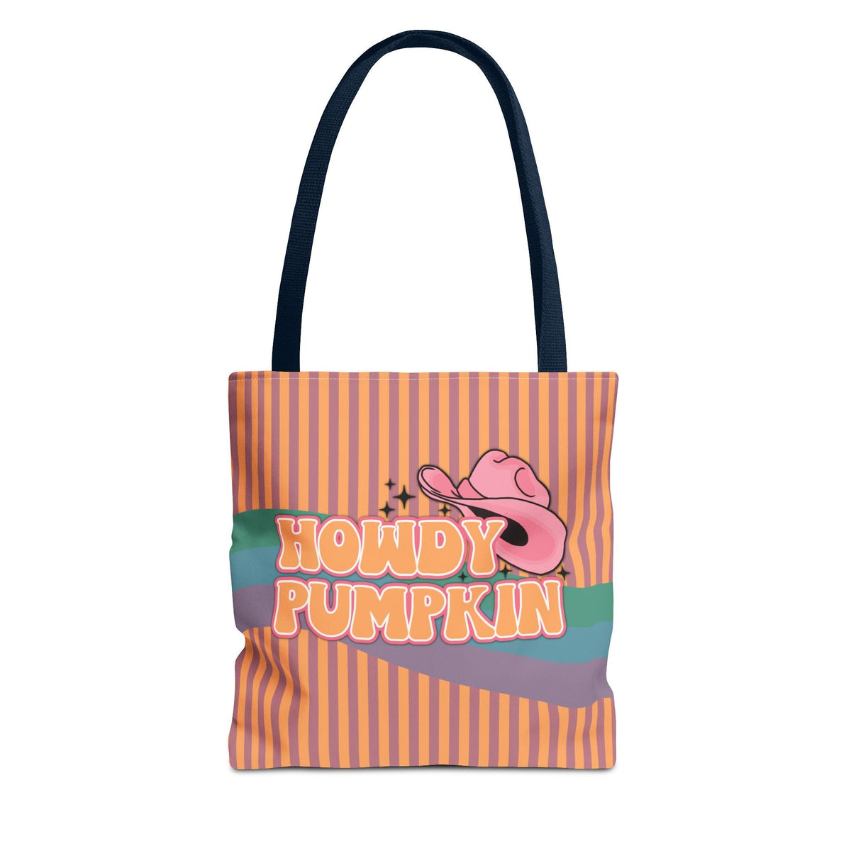 Groovy Halloween Tote: Howdy Pumpkin