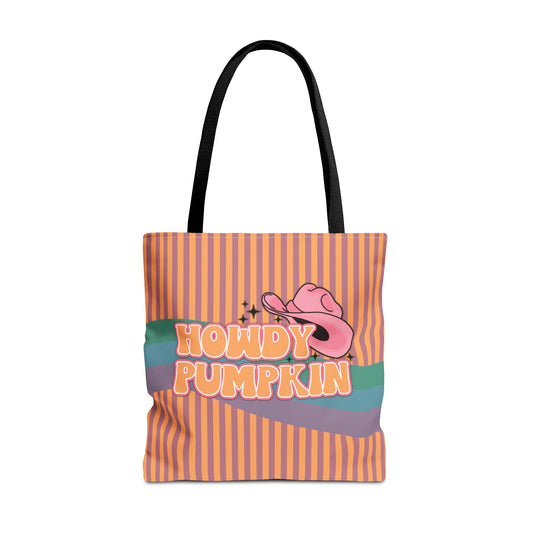 Groovy Halloween Tote: Howdy Pumpkin