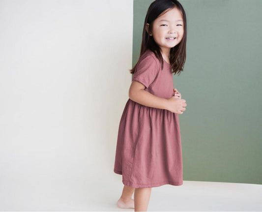 Organic Cotton Dress - Orchid