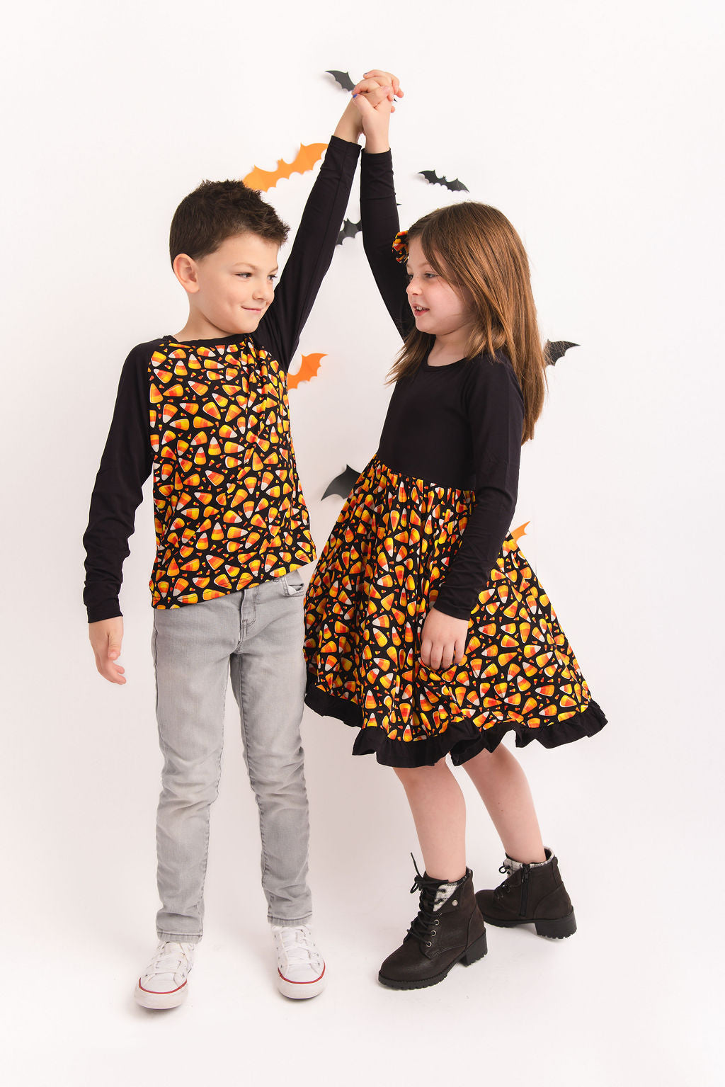 Halloween | Candy Corn | Bamboo Raglan Tee