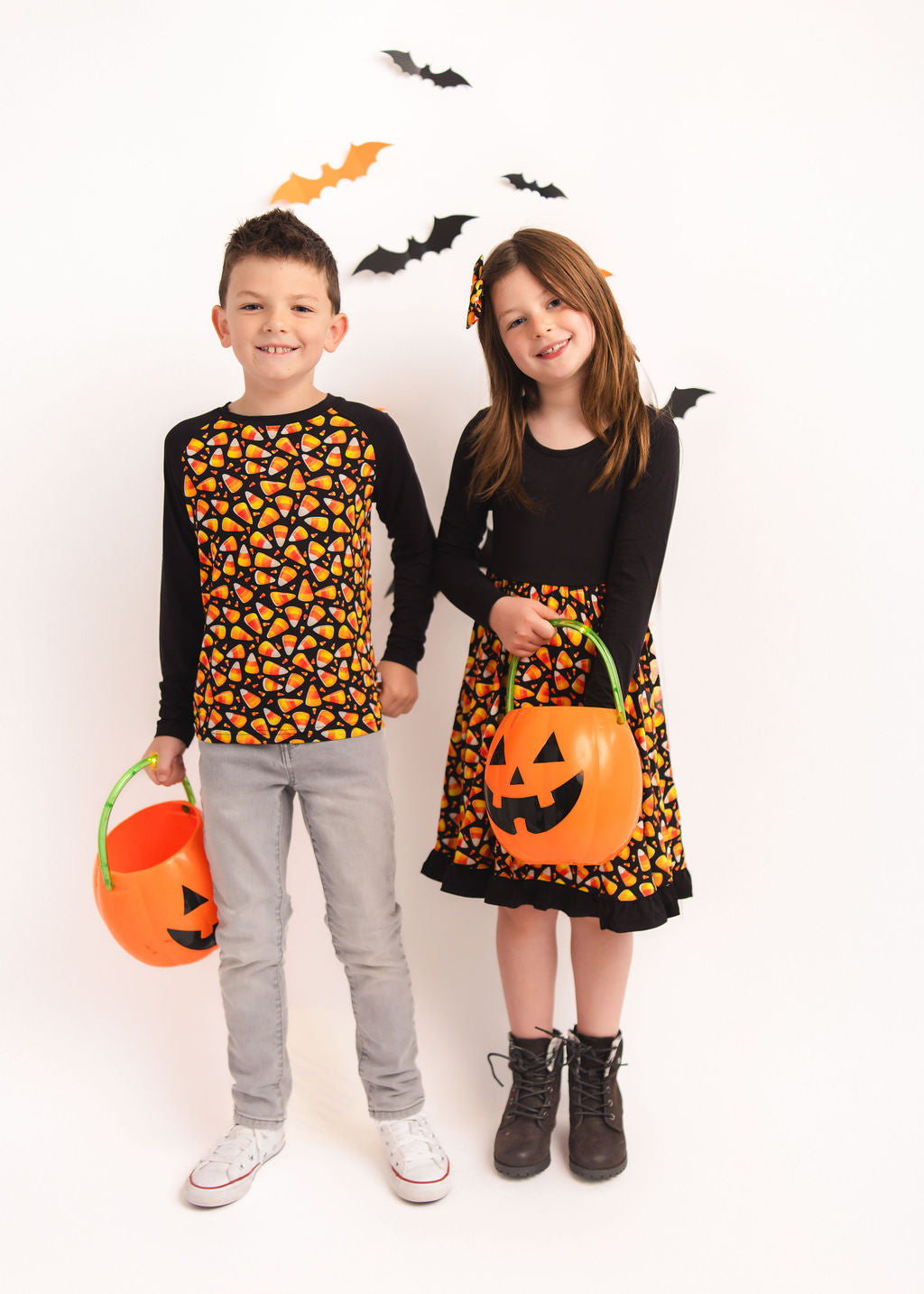 Halloween | Candy Corn | Bamboo Raglan Tee