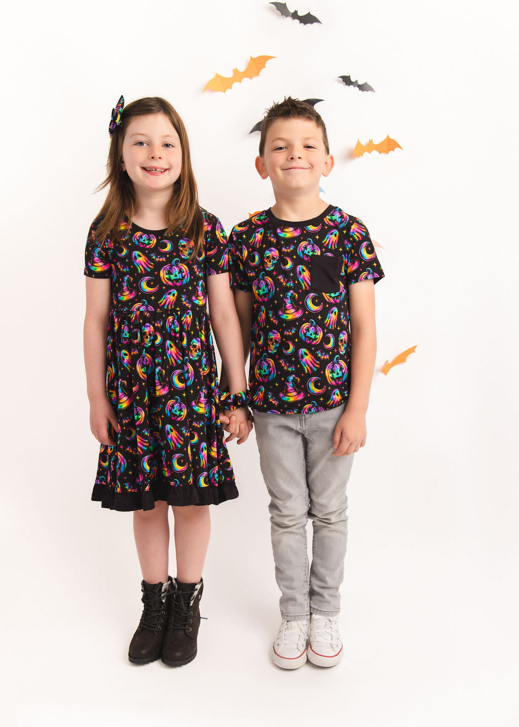 Halloween | Rainbow Haunts | Bamboo Pocket Tee