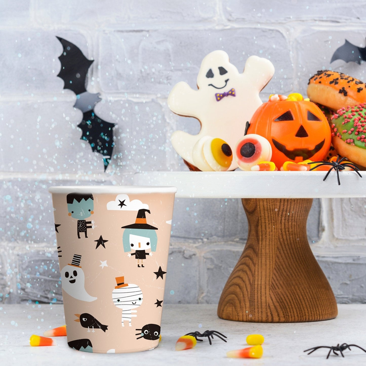 Halloween Friends Icon Paper Cups