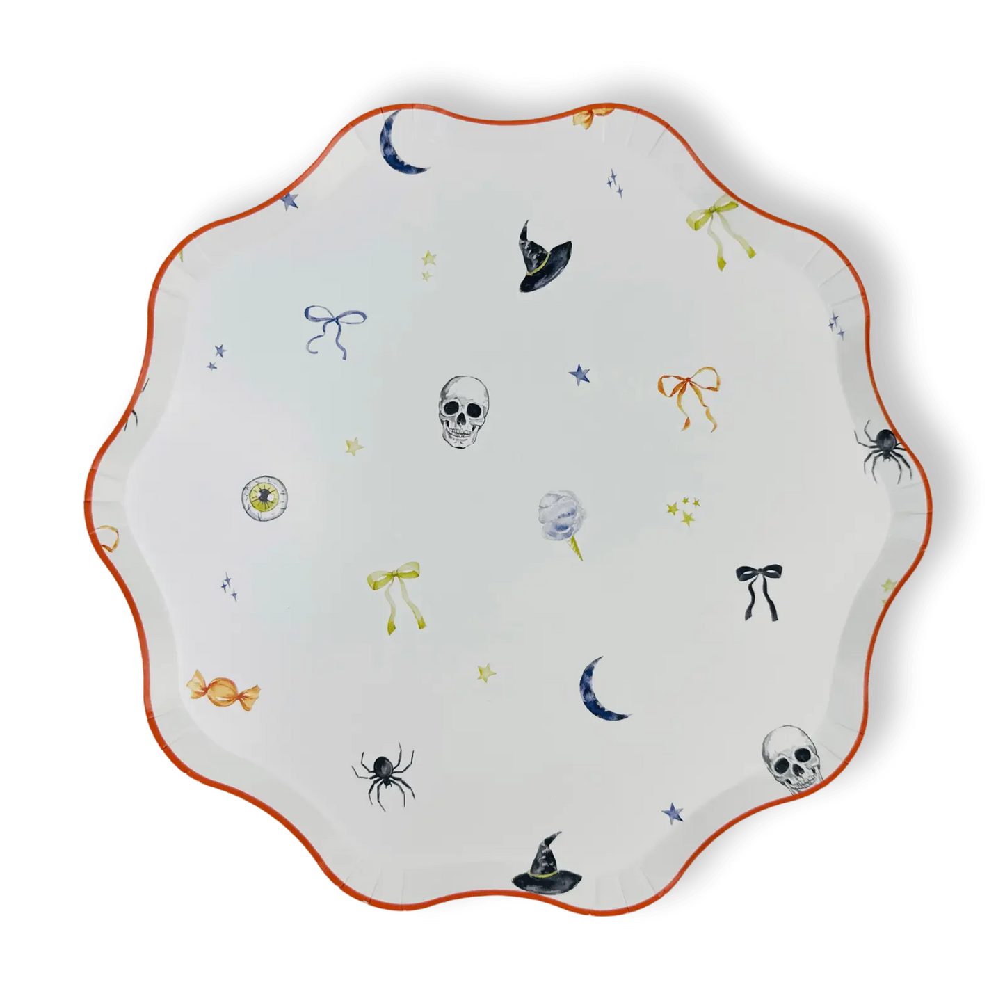 Halloween Patterned Paper Party Plate (12 Per Pack)