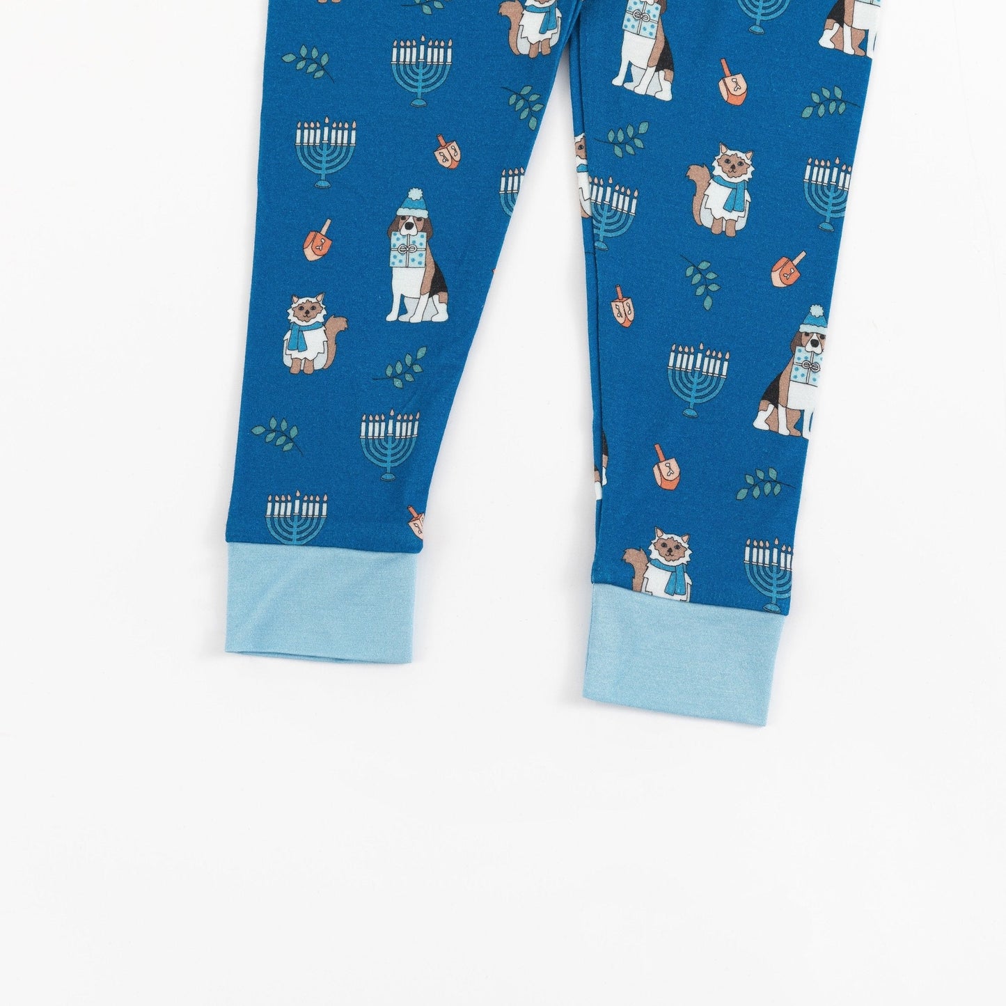 PREORDER - Hanukkah Pets (Long Sleeve PJ) - Blue