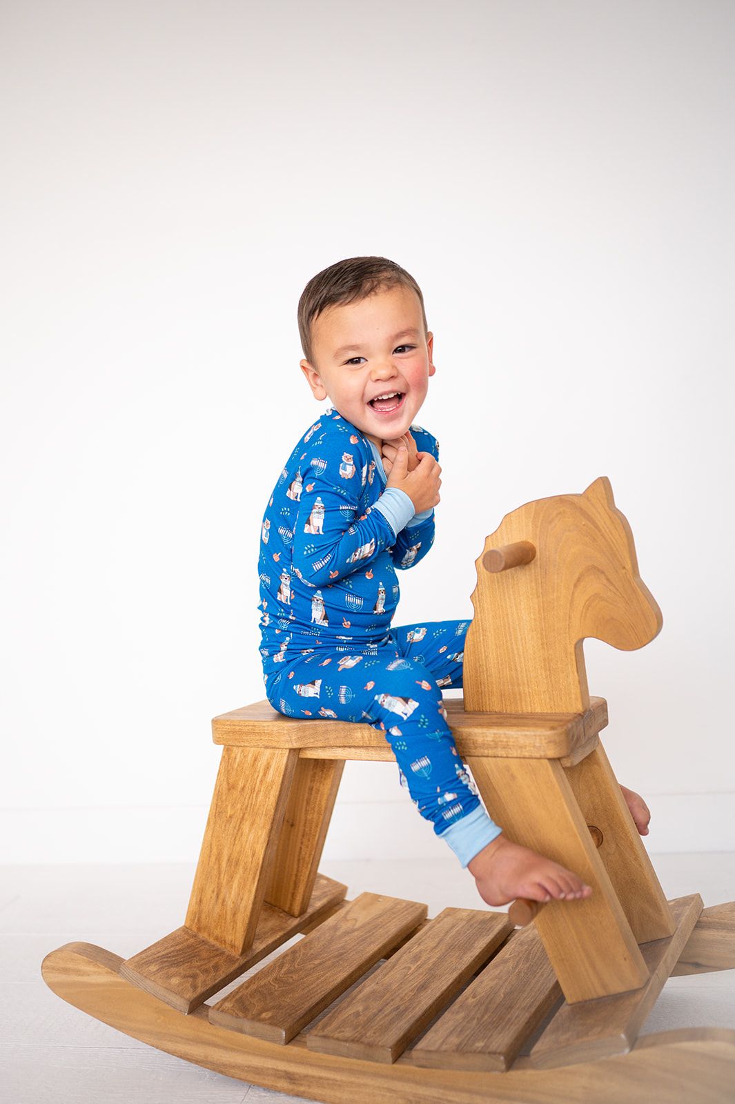 PREORDER - Hanukkah Pets (Long Sleeve PJ) - Blue