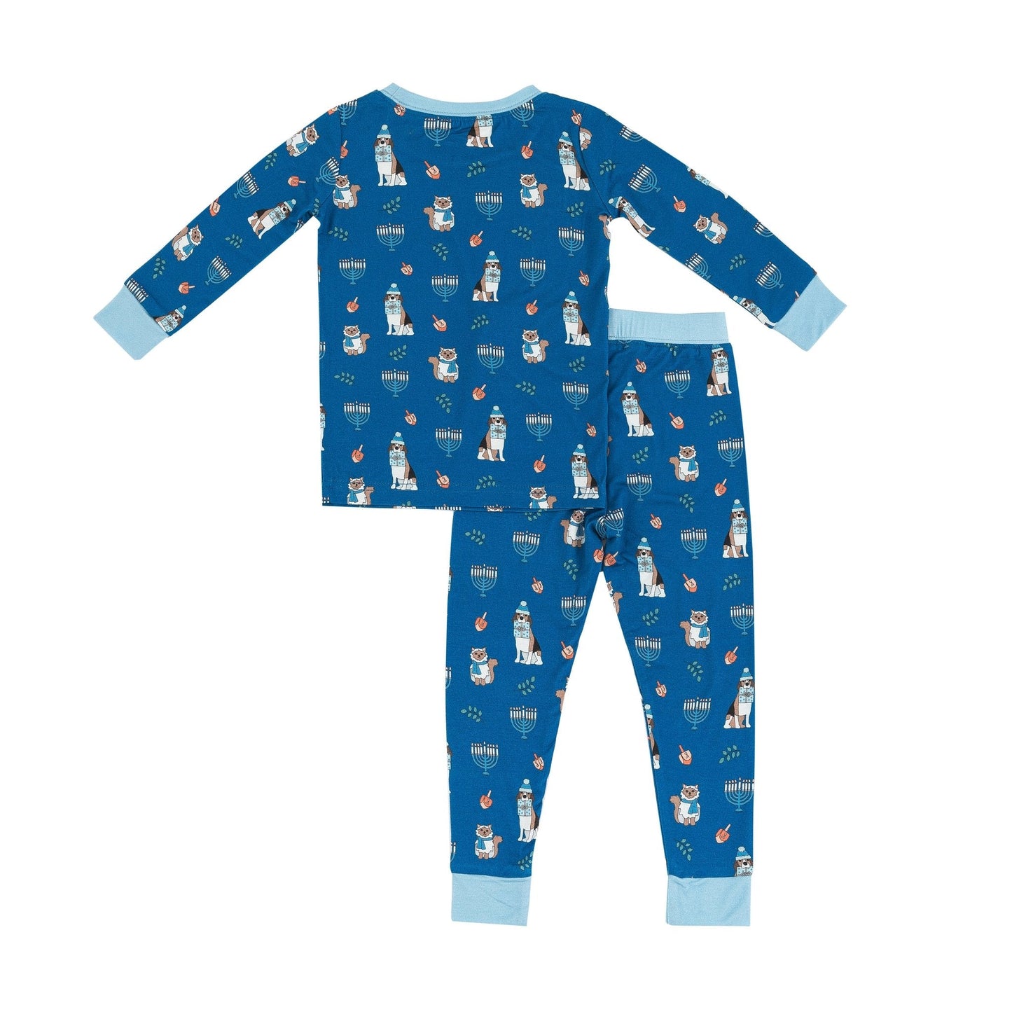 PREORDER - Hanukkah Pets (Long Sleeve PJ) - Blue