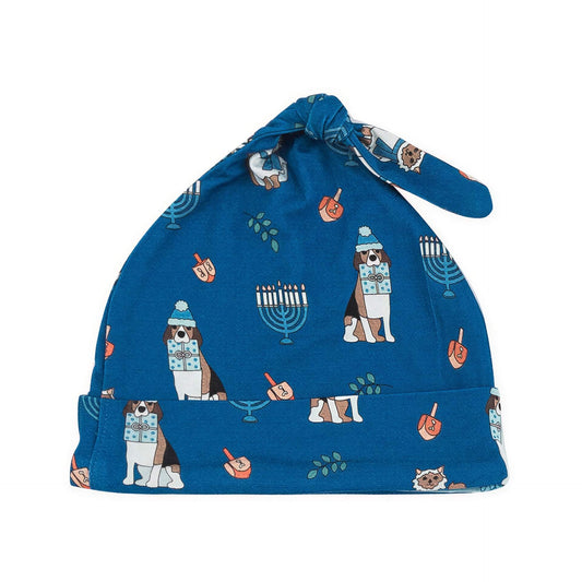 PREORDER - Hanukkah Pets (Knotted Hat) - Blue