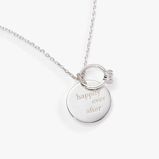 “Happily Ever After” Duo Charm Pendant Necklace