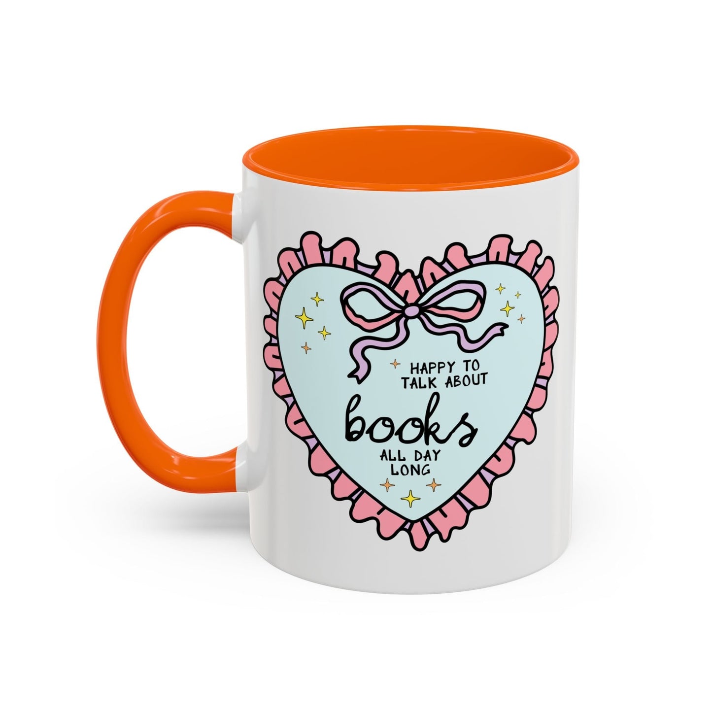 Happy to Talk About Books All Day Long Coffee Mug