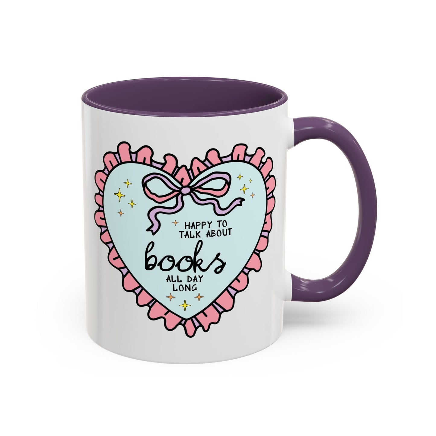 Happy to Talk About Books All Day Long Coffee Mug