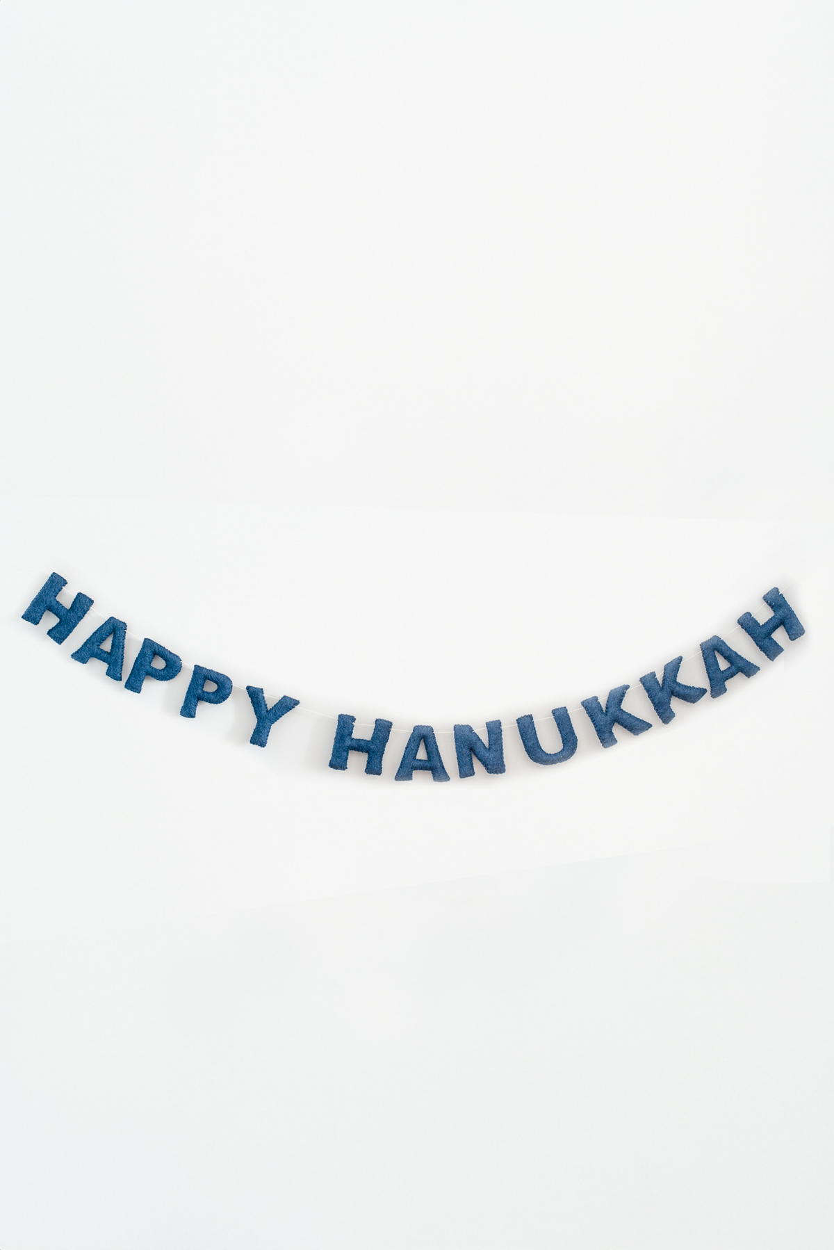 Happy Hanukkah Banner (Navy)