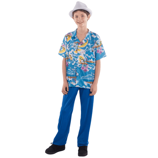 Hawaiian Shirt and Pants Set - Kids