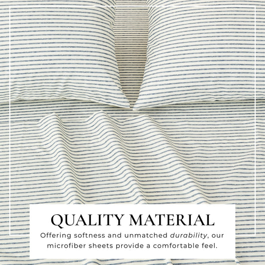 Striped Sheet Set - Evette Collection