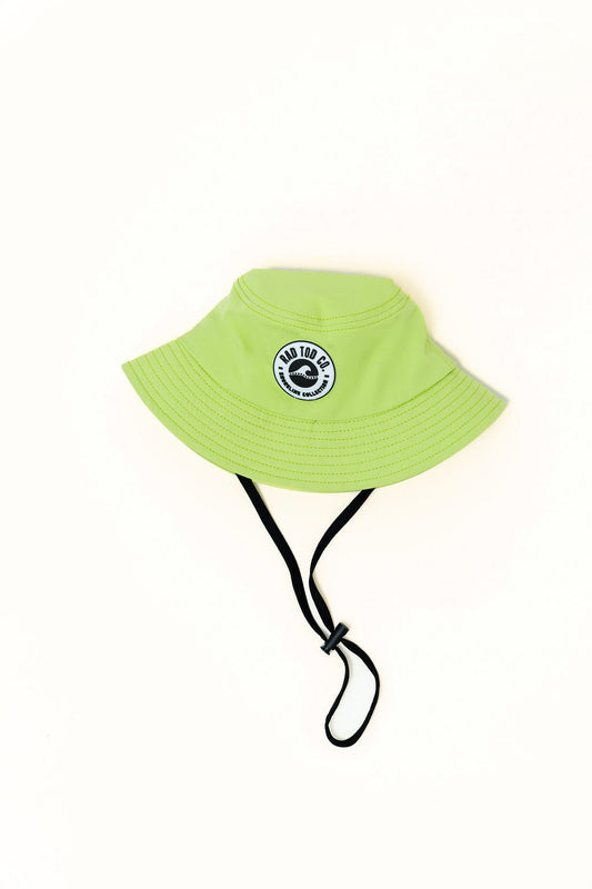HI-VIS LIME WATERPROOF BUCKET HAT