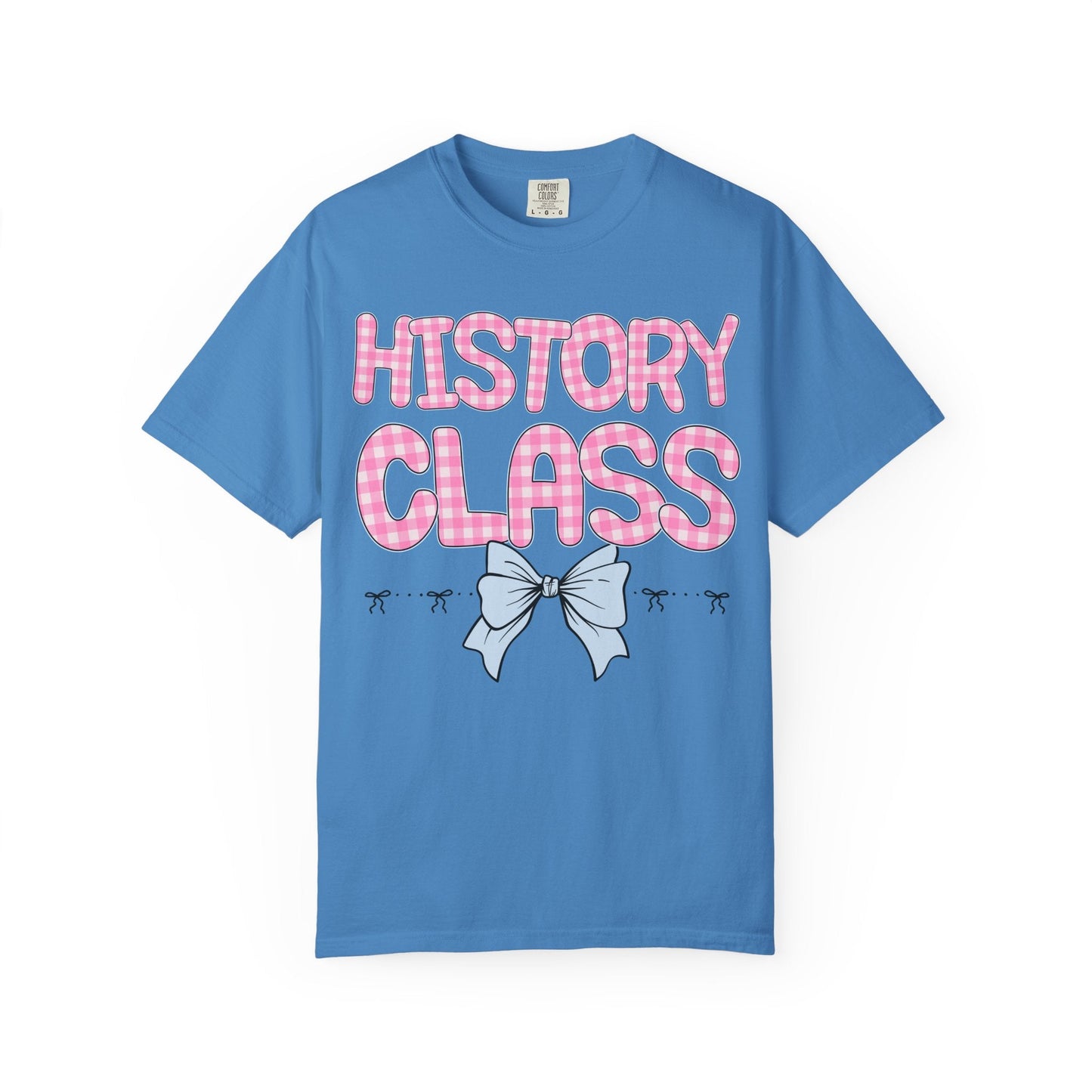 History Teacher Gingham Tee