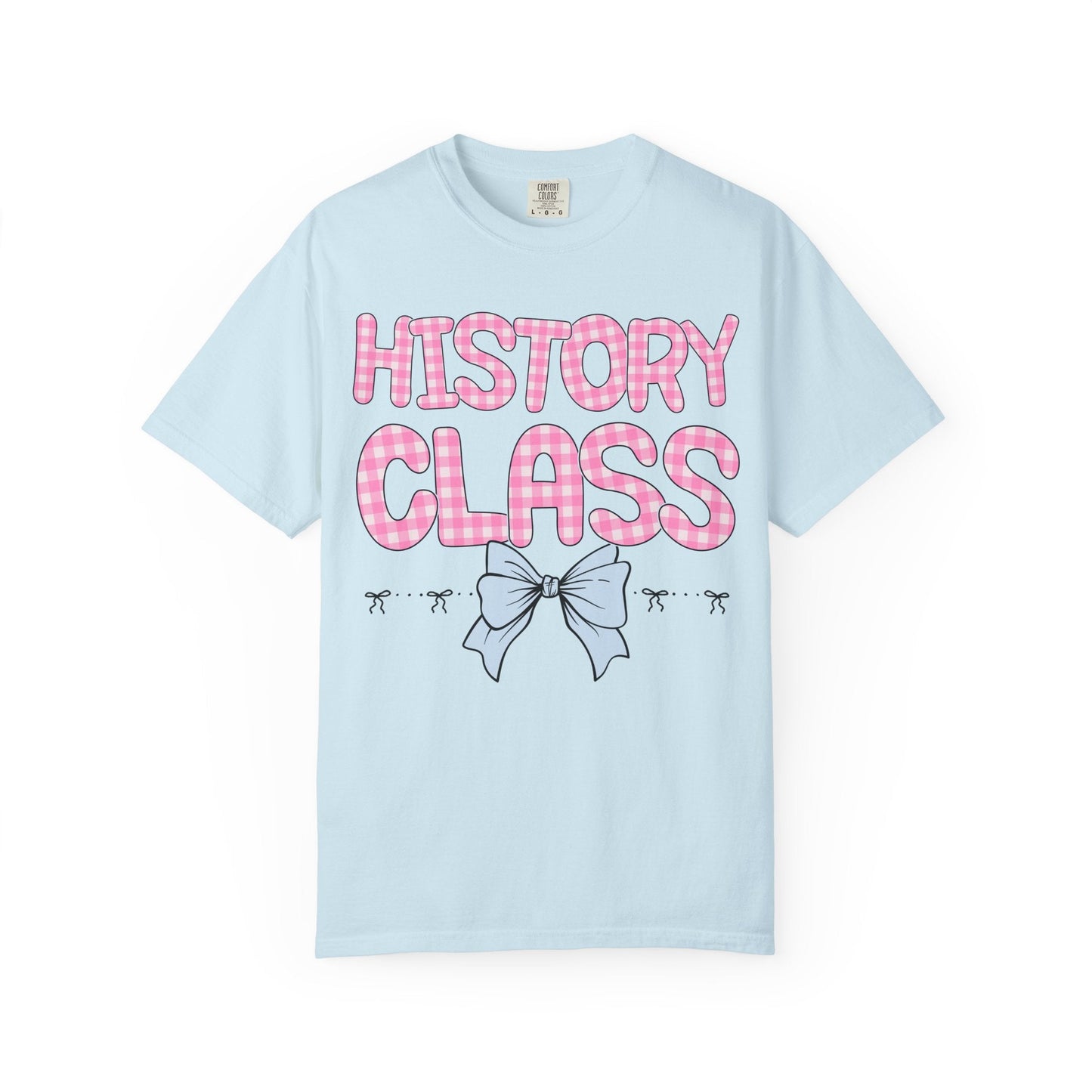 History Teacher Gingham Tee