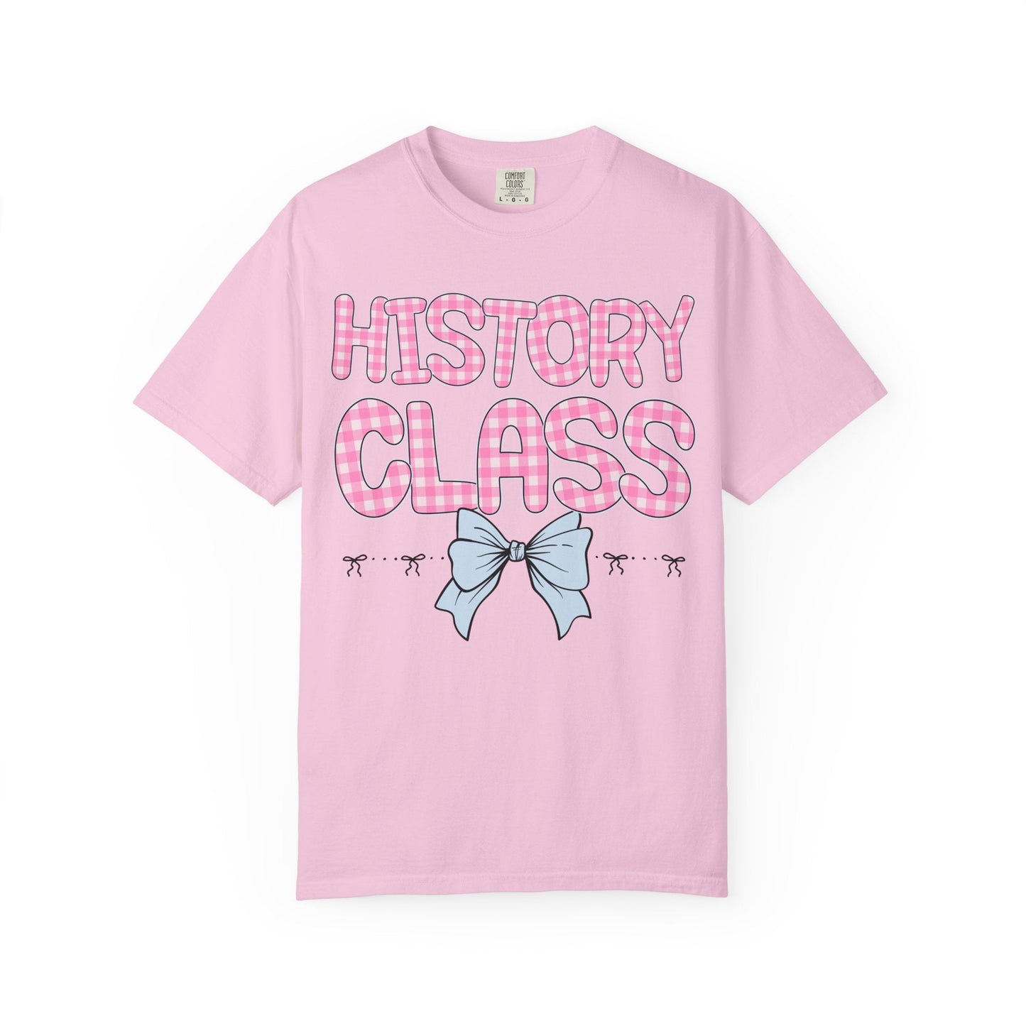 History Teacher Gingham Tee