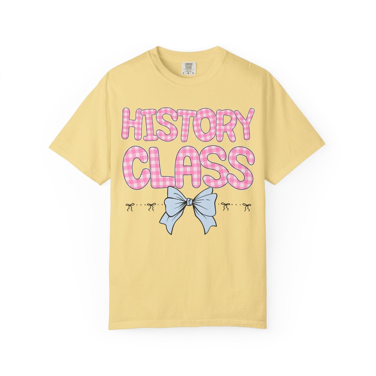 History Teacher Gingham Tee
