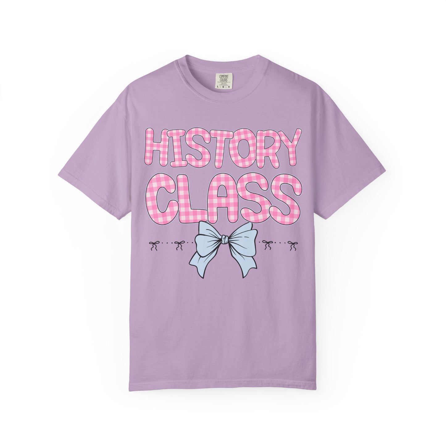 History Teacher Gingham Tee