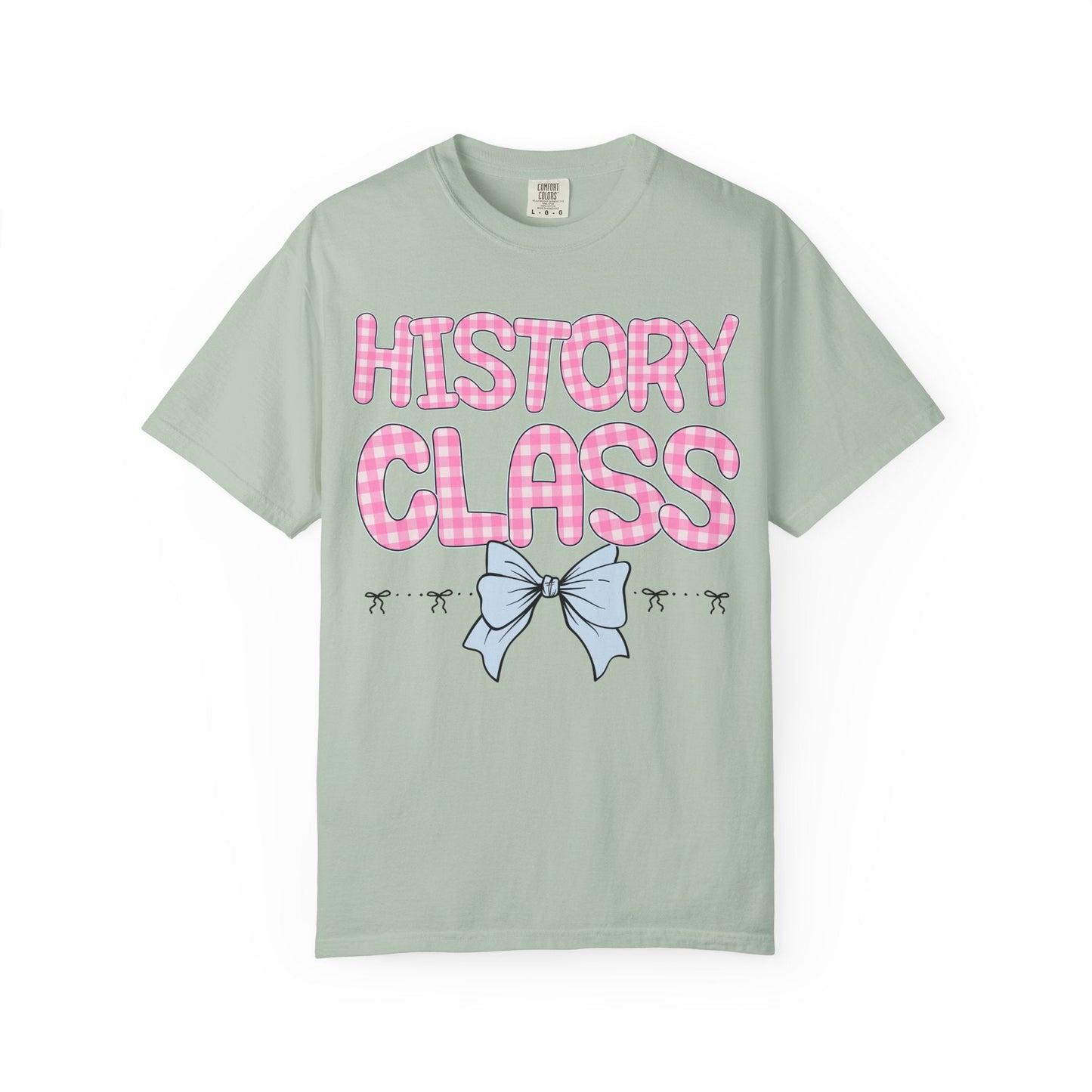 History Teacher Gingham Tee