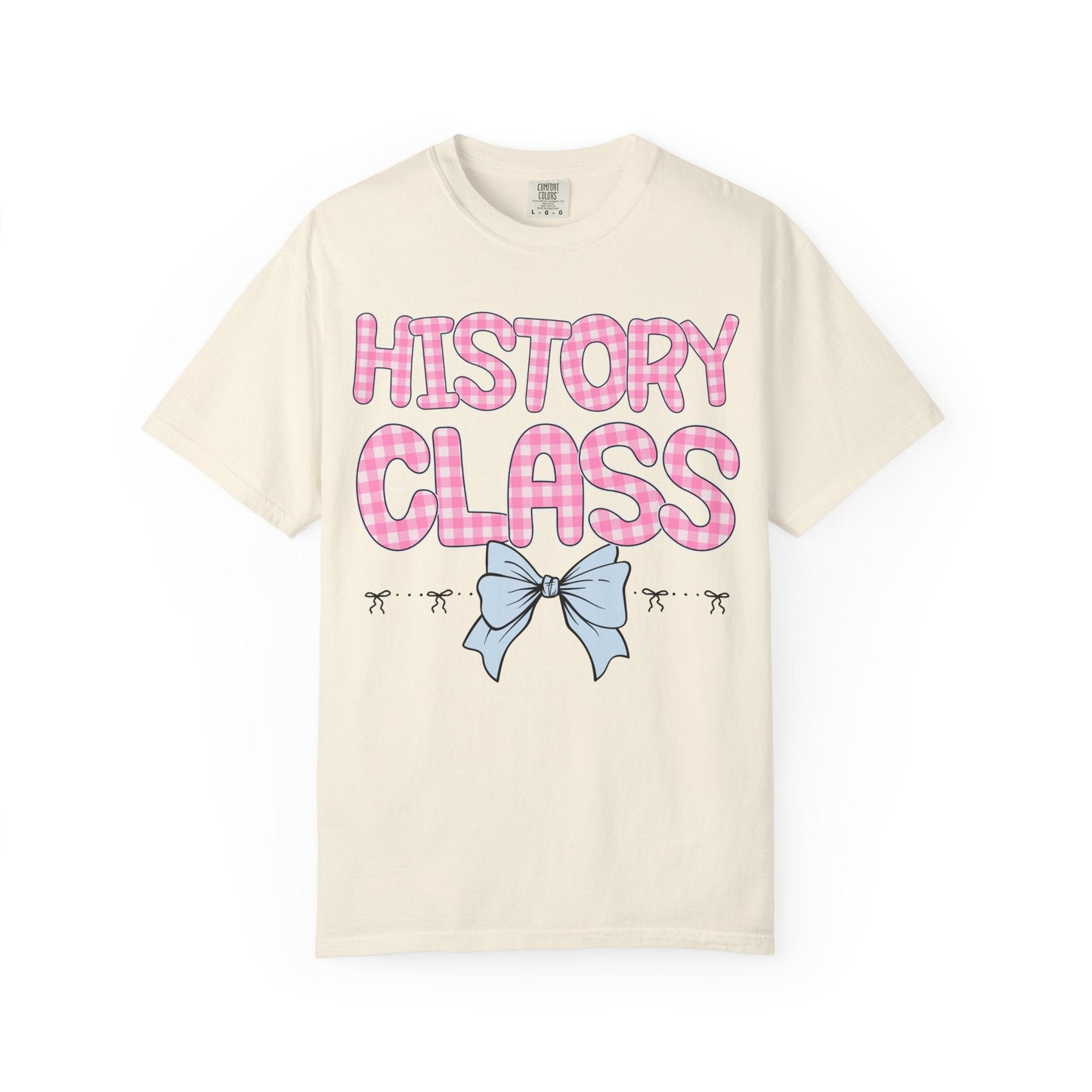 History Teacher Gingham Tee