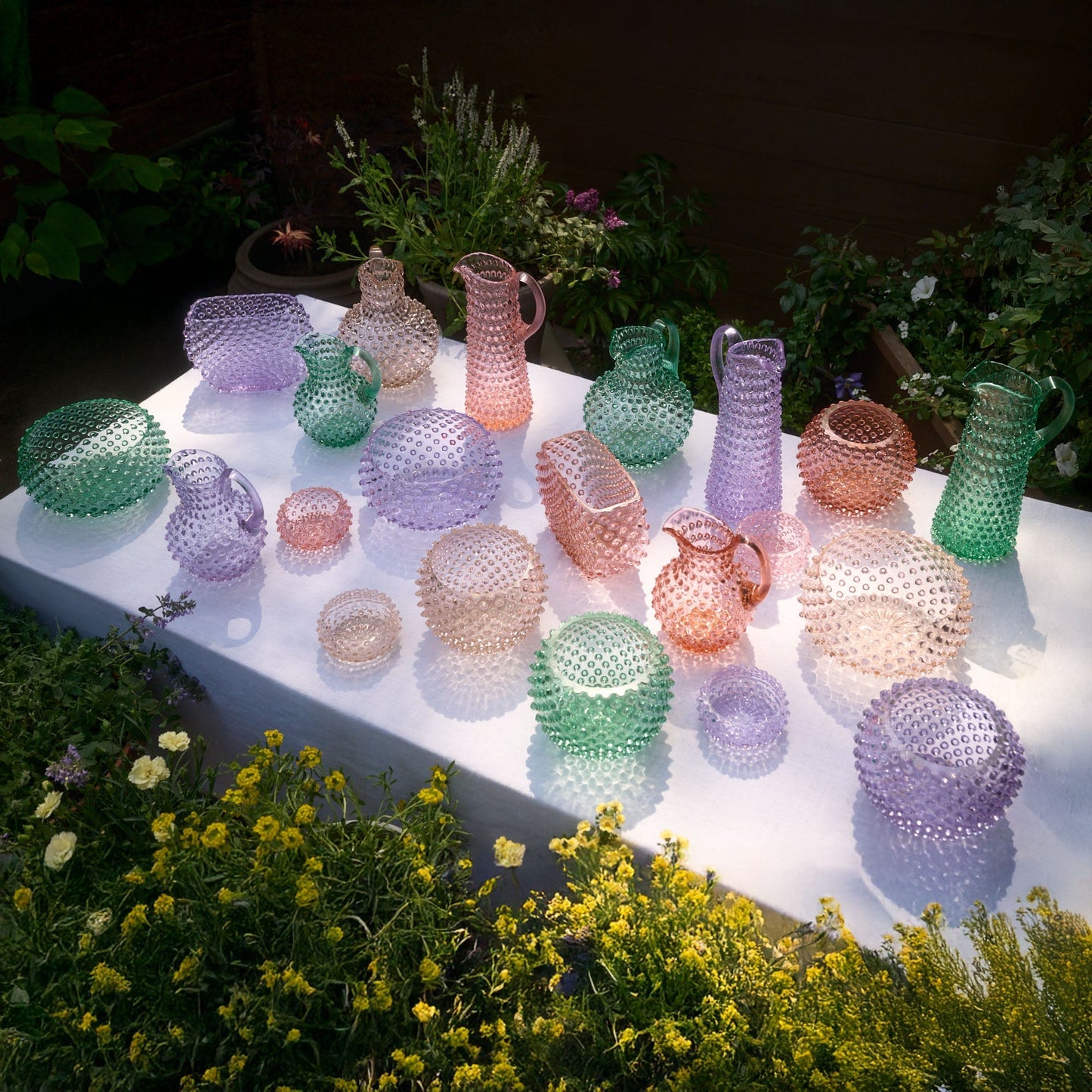 Hobnail Bowl - Small - Petal Pink
