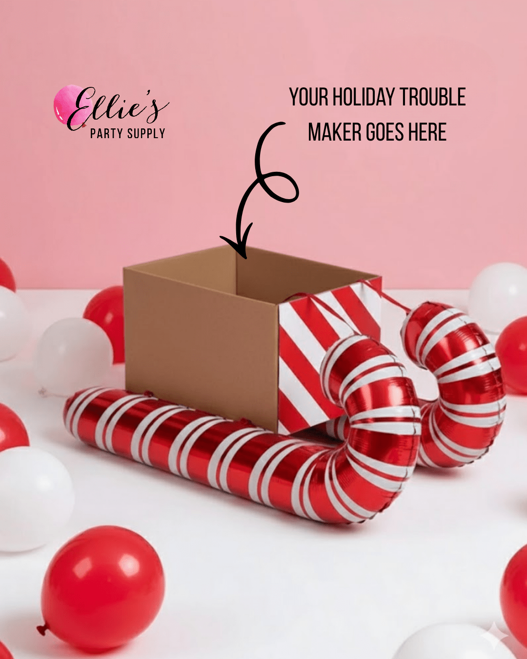 Classic Candy Cane Balloon