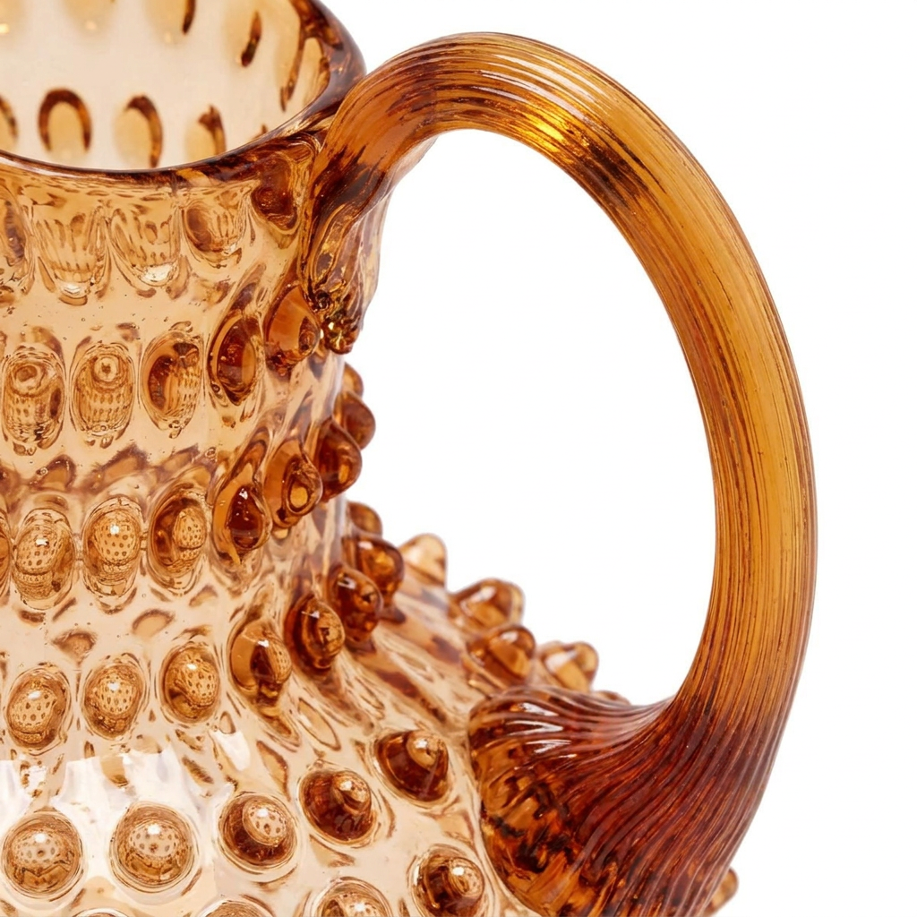 Hobnail Jug - Large - Honey Gold