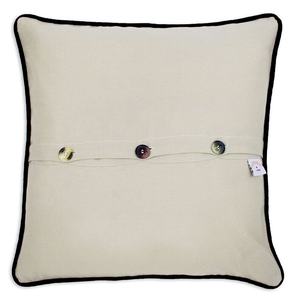 Houston Hand-Embroidered Pillow