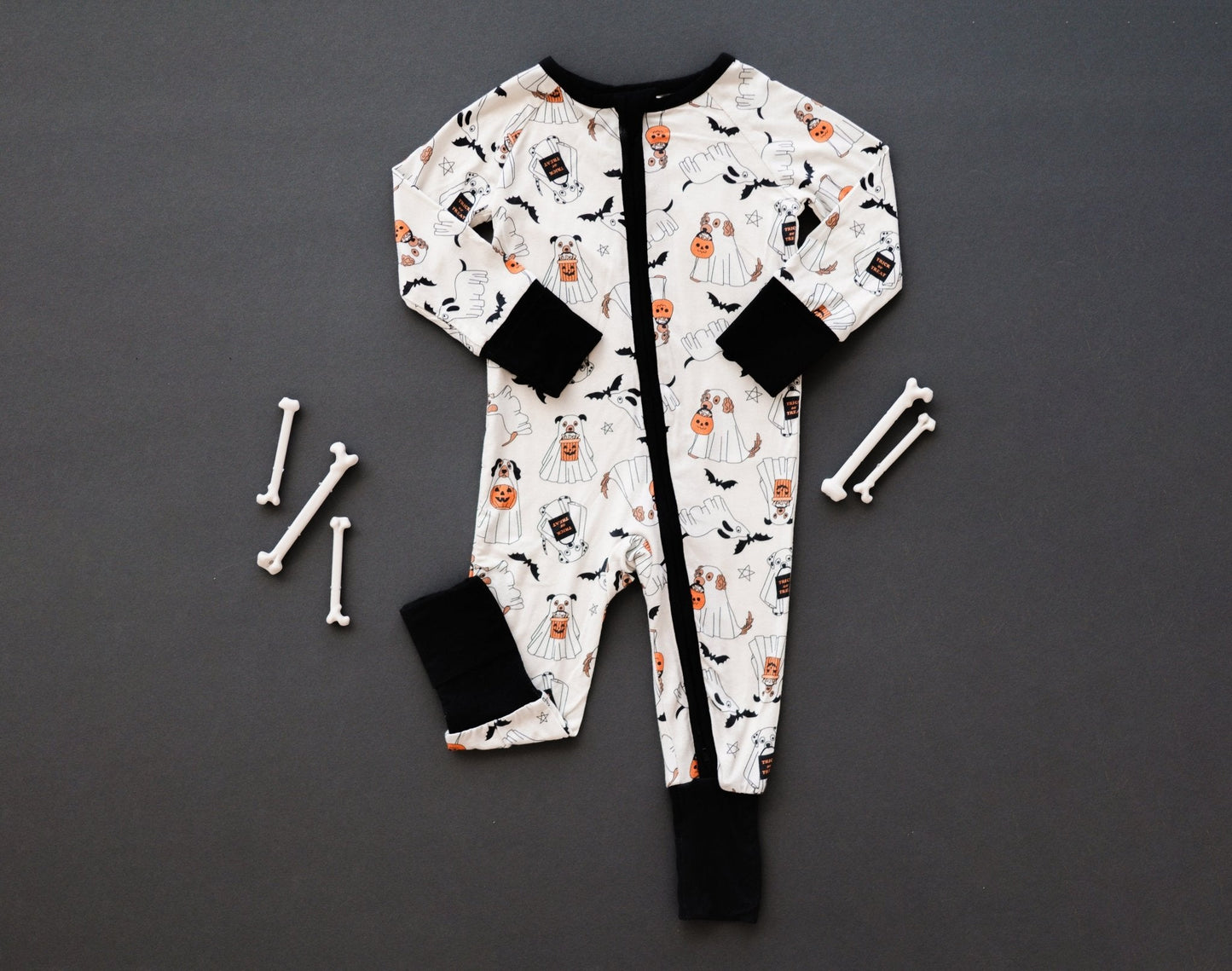 Howl-O-Ween Pups (Convertible Zip Footies)