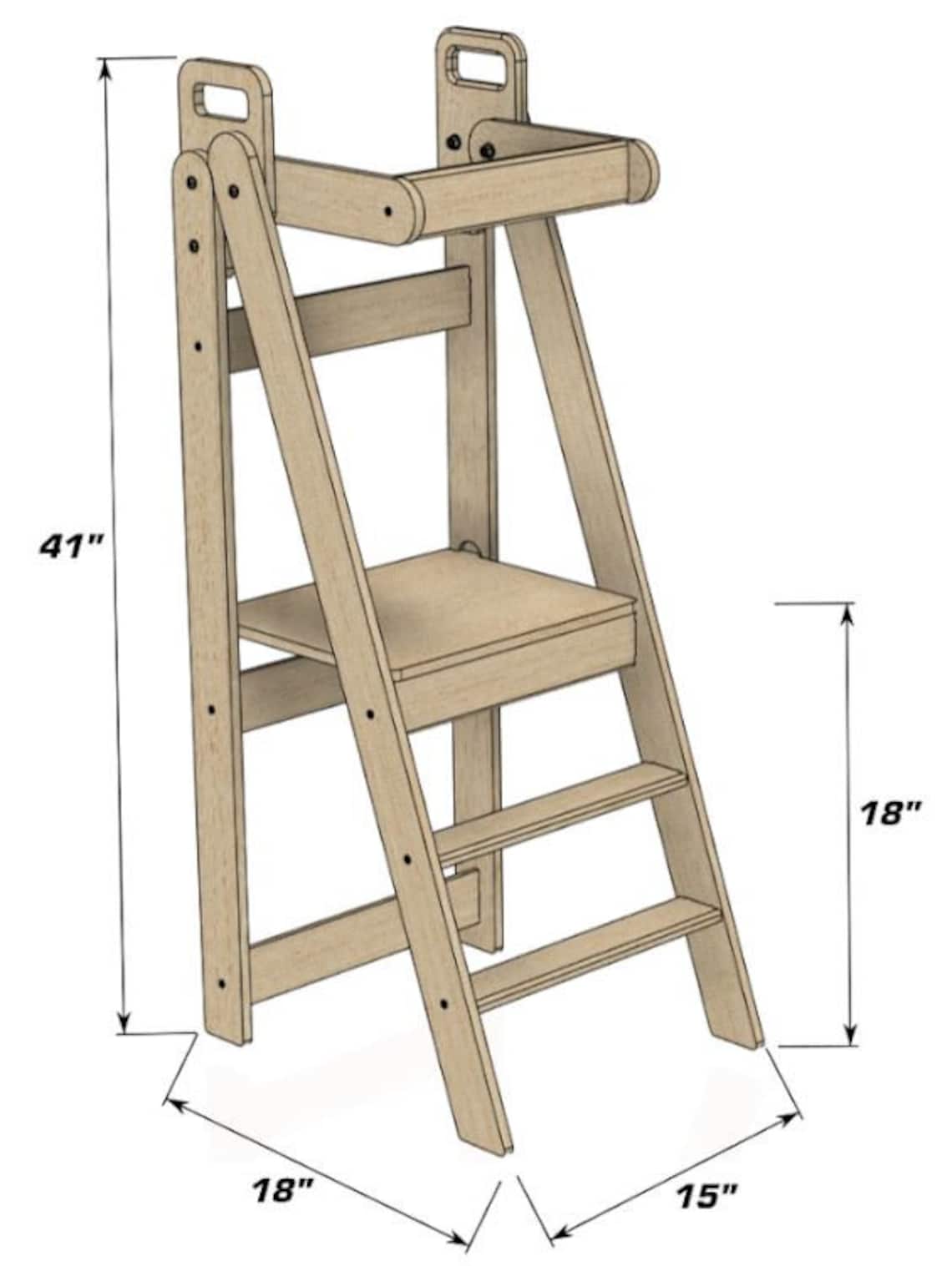 BLAZE- Collapsible Kitchen Stool