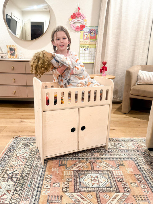 CLARA- Doll Crib with Storage