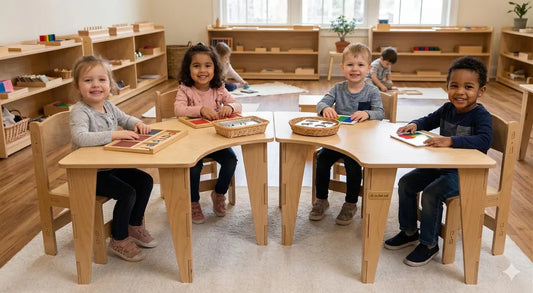 ASHTYN- U Shape Table with Set of 4 Chairs